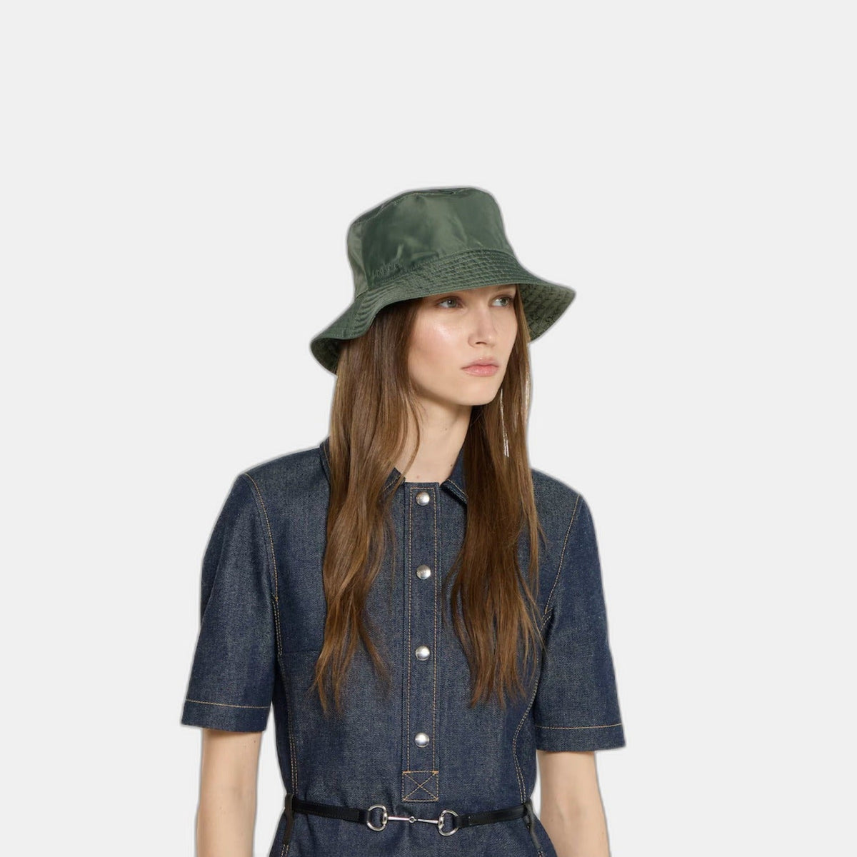 Chapeau bob réversible en nylon GG - Gucci casquette (2)