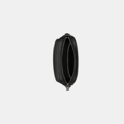 Mini sac Messenger zippé Rider 2.0 Noir et Beige
