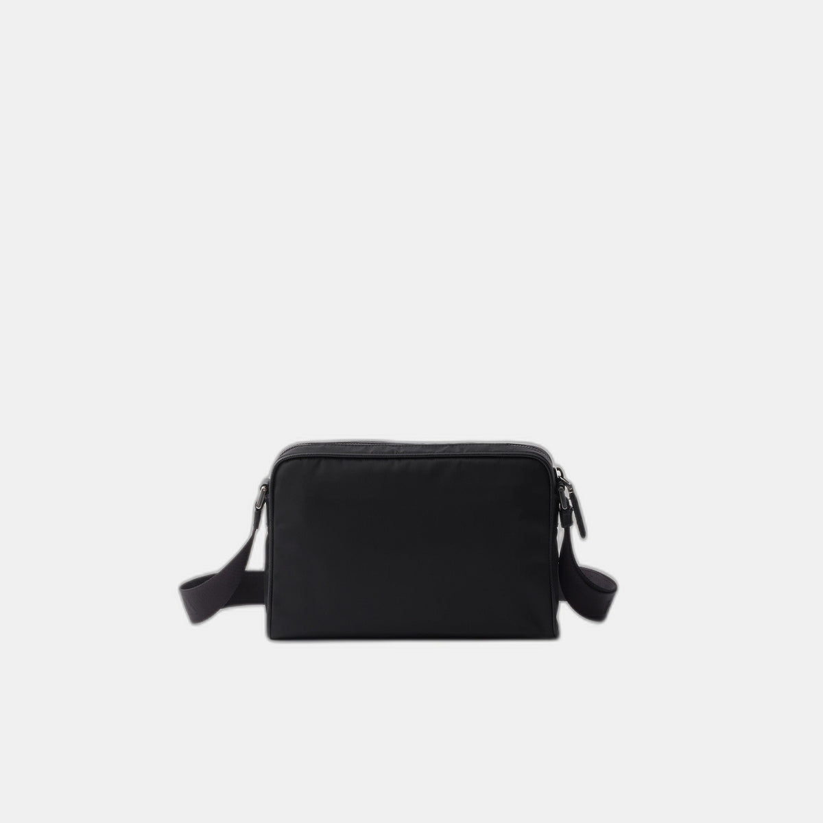 Petit sac porté épaule en Re-Nylon et cuir Saffia