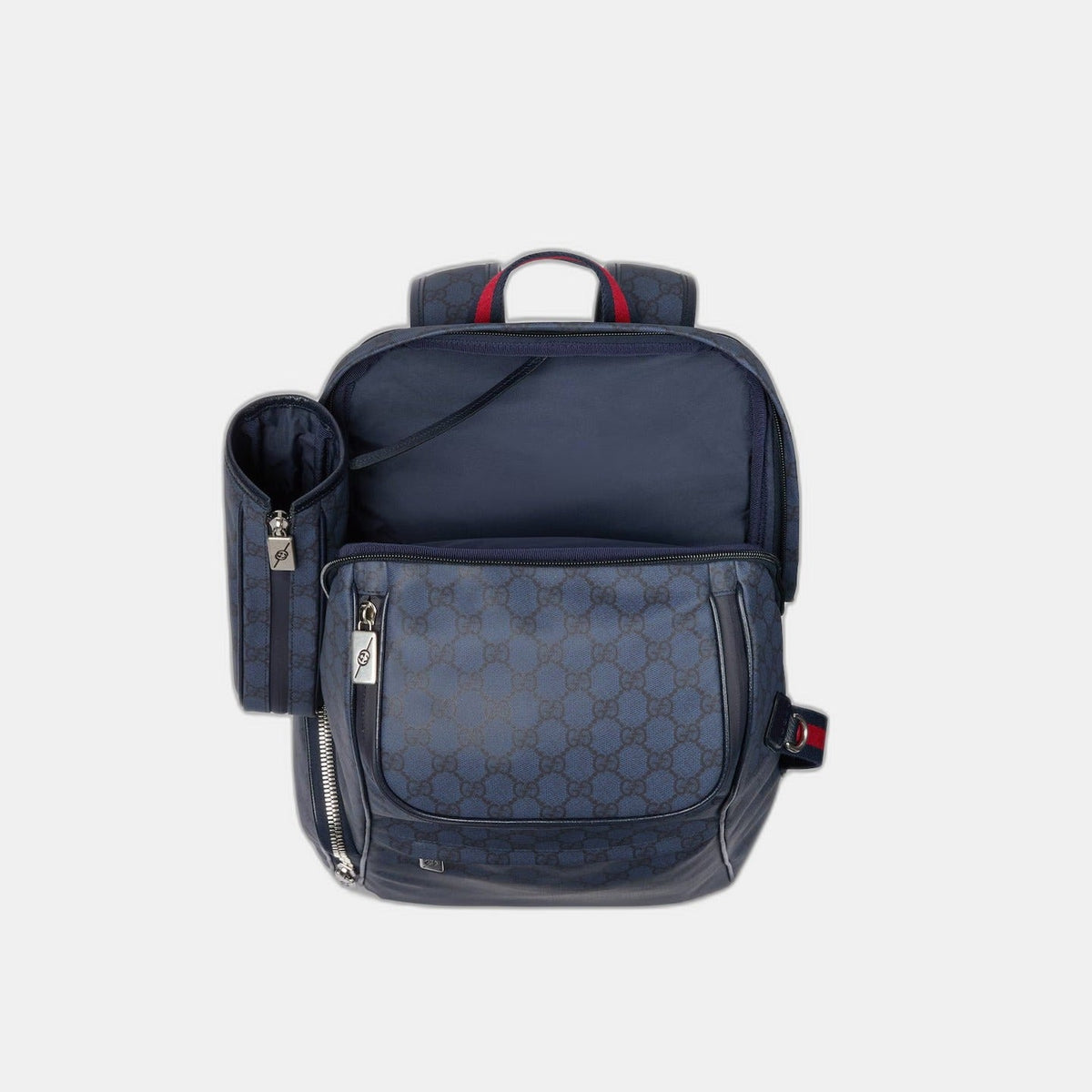 Sac à dos avec détail bande Web moyen format