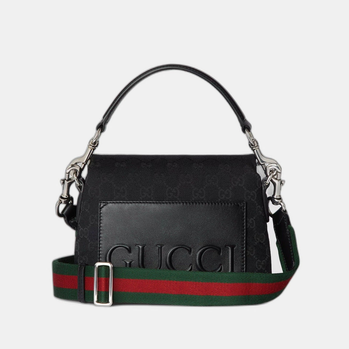 Sac à bandoulière en toile GG petit format - #1
