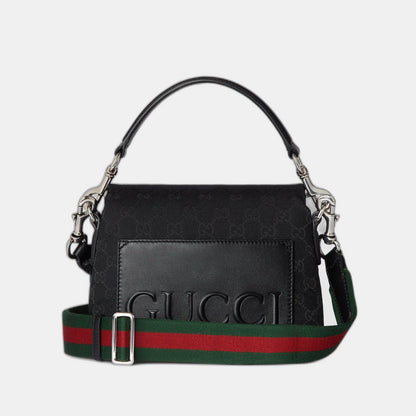 Sac à bandoulière en toile GG petit format - #1