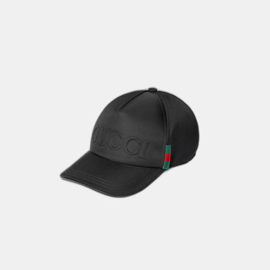 Casquette de baseball en nylon avec logo Gucci