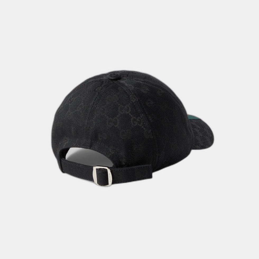 CASQUETTE DE BASE-BALL EN TOILE GG D'ORIGINE NOIR