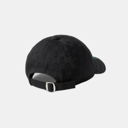 CASQUETTE DE BASE-BALL EN TOILE GG D'ORIGINE NOIR