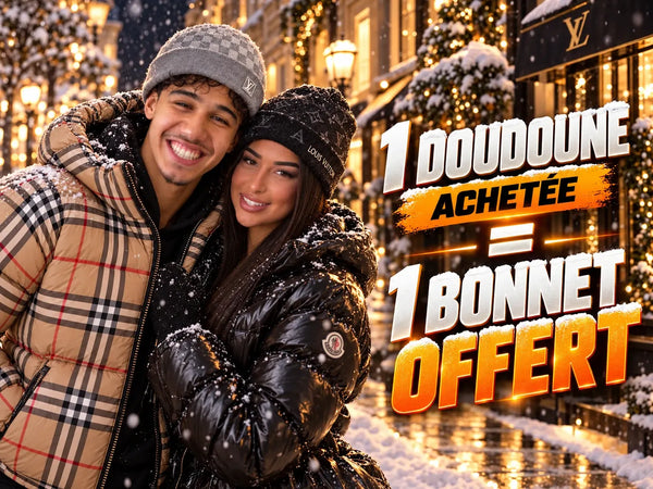 1 doudoune achetée = 1 bonnet offert