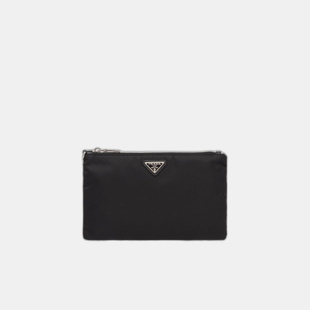 Pochette en Re-Nylon et cuir Saffiano