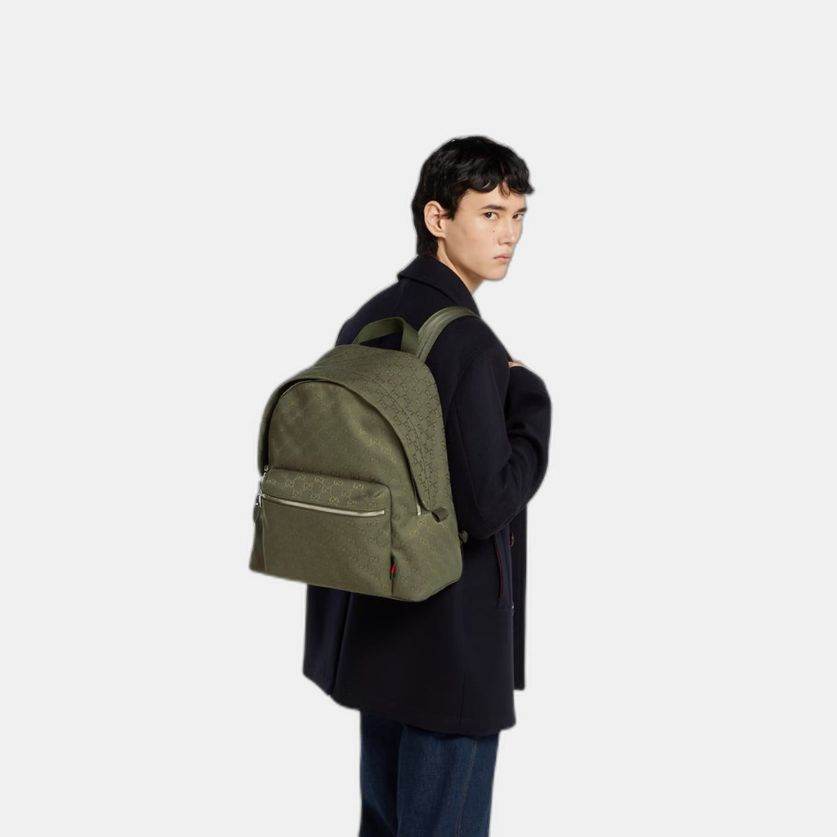 Sac à dos en toile GG moyen format - #2