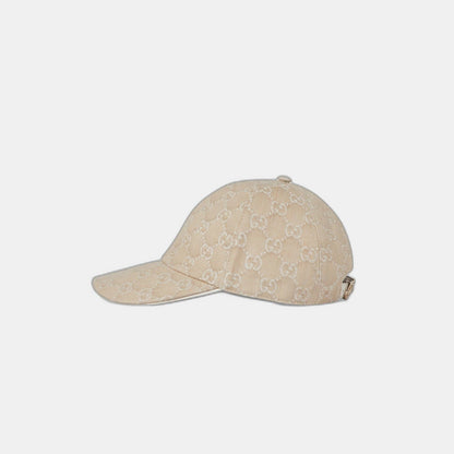 Casquette en denim GG avec détail Mors