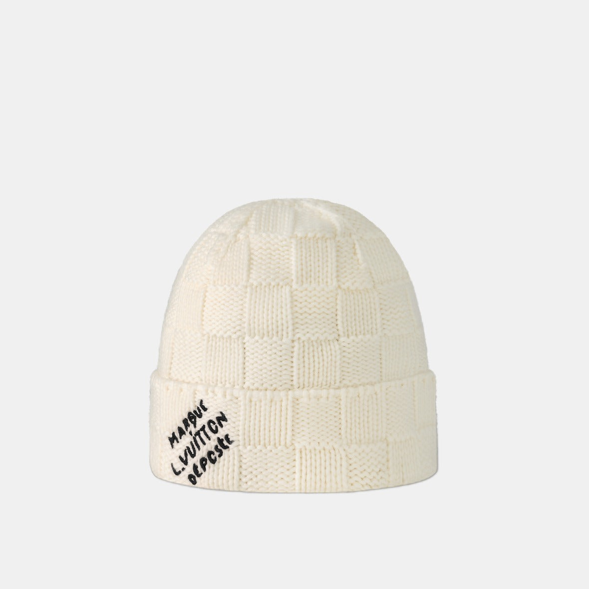 Bonnet et Écharpe Écharpe Damier Snug Crème