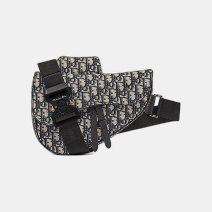 Sac Saddle Noir et Beige