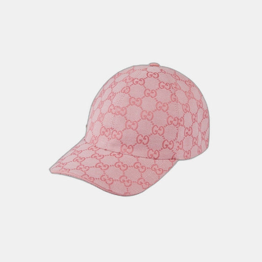 CASQUETTE EN TOILE GG Rose