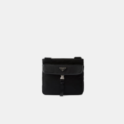 Sac porté épaule en Re-Nylon et cuir Saffiano - #10