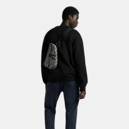 Sac Saddle Noir et Beige