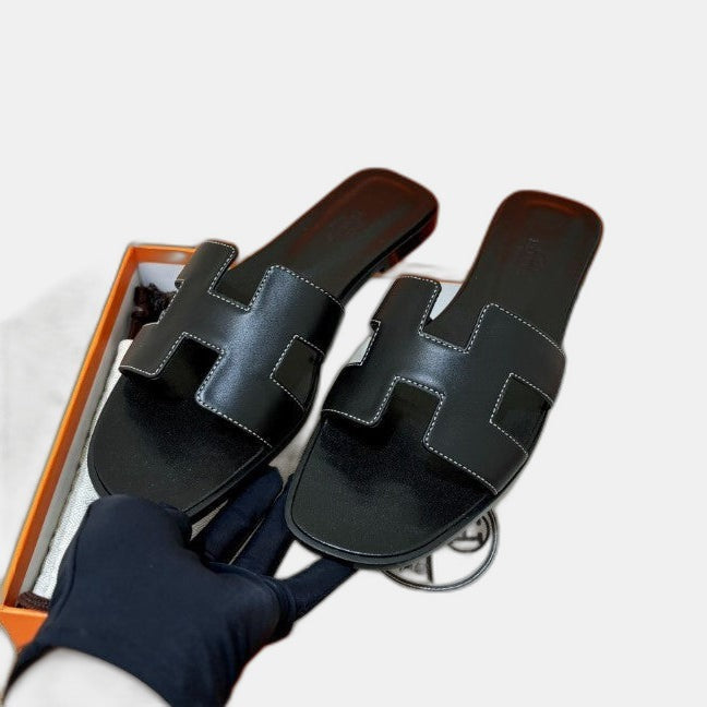 Hermes - Claquettes Noir
