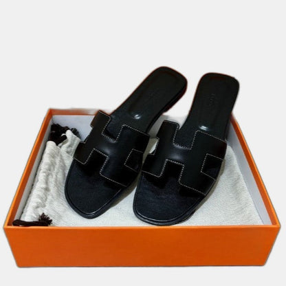 Hermes - Claquettes Noir