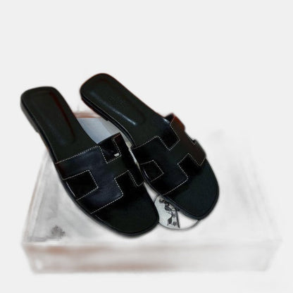 Hermes - Claquettes Noir