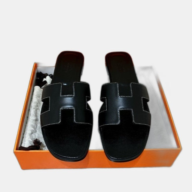 Hermes - Claquettes Noir