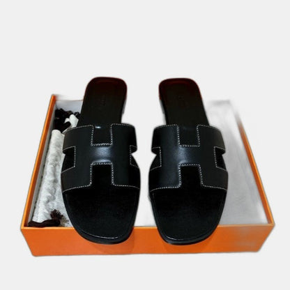 Hermes - Claquettes Noir