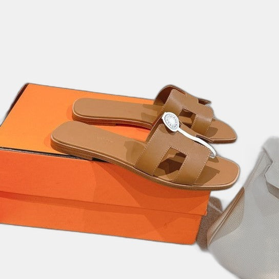 Hermes - Claquettes Gold