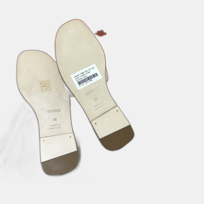 Hermes - Claquettes Blanc