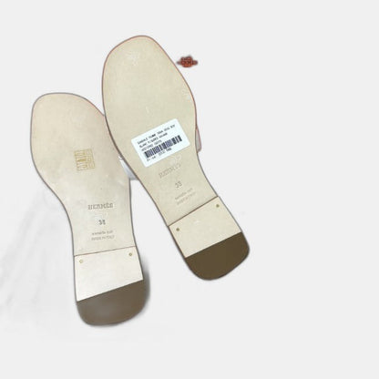 Hermes - Claquettes Blanc
