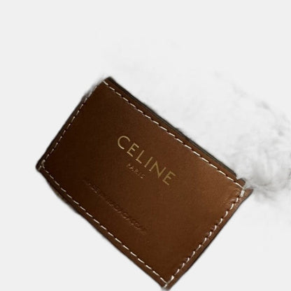 Céline - HOBO BAG IN Raffia and Calfskin