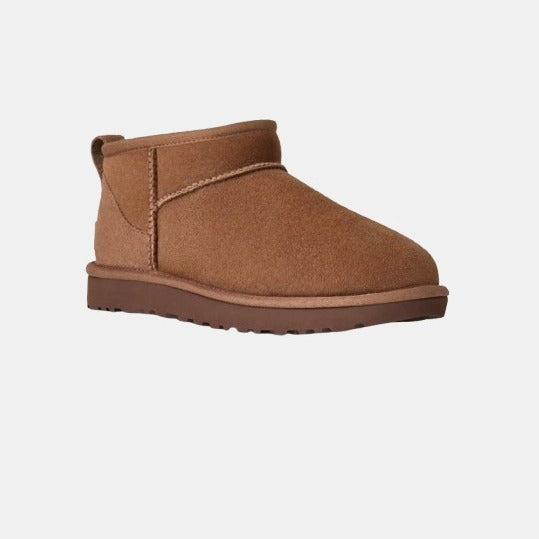 UGG Femme Botte Classic Ultra Mini Marron