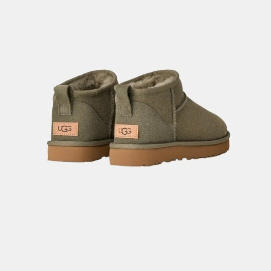 UGG Femme Botte Classic Ultra Mini Vert