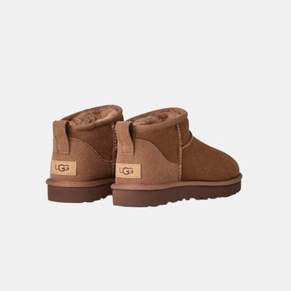 UGG Femme Botte Classic Ultra Mini Marron