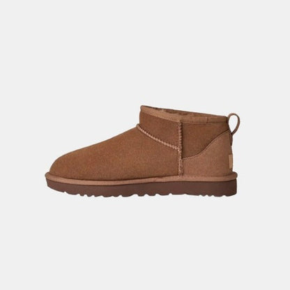 UGG Femme Botte Classic Ultra Mini Marron