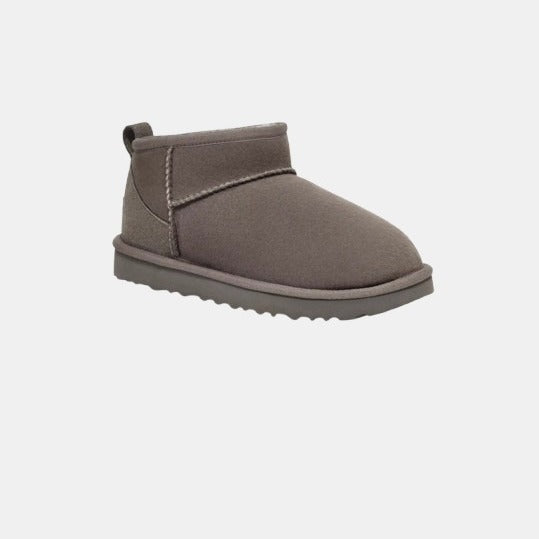 UGG Femme Botte Classic Ultra Mini Gris
