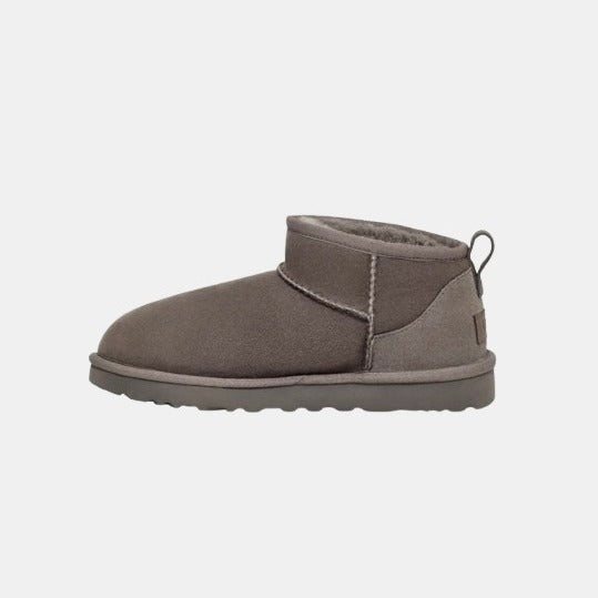 UGG Femme Botte Classic Ultra Mini Gris