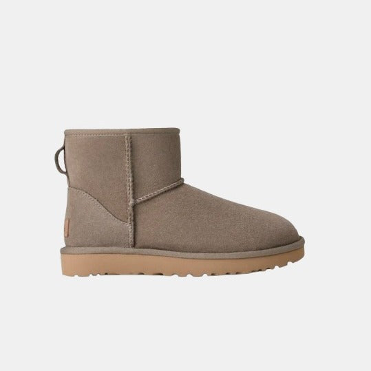 Femme Botte Classic Mini II Gris Galet
