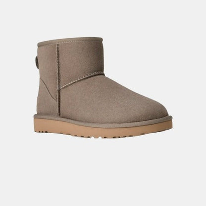 Femme Botte Classic Mini II Gris Galet