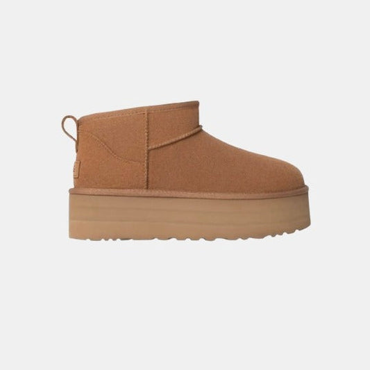 UGG Botte Classic Ultra Mini à plateforme  Marron