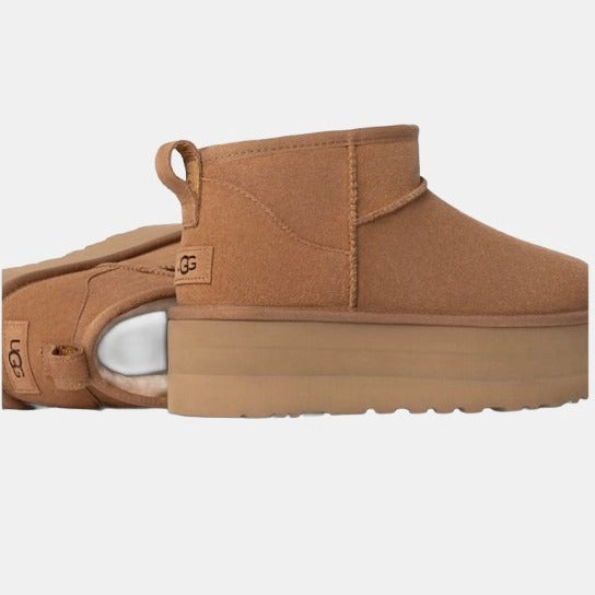 UGG Botte Classic Ultra Mini à plateforme  Marron