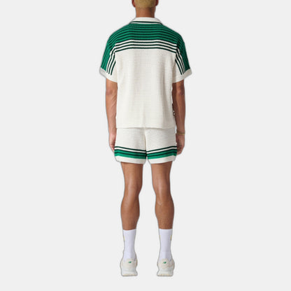 Tennis Crochet Shorts - casablanca