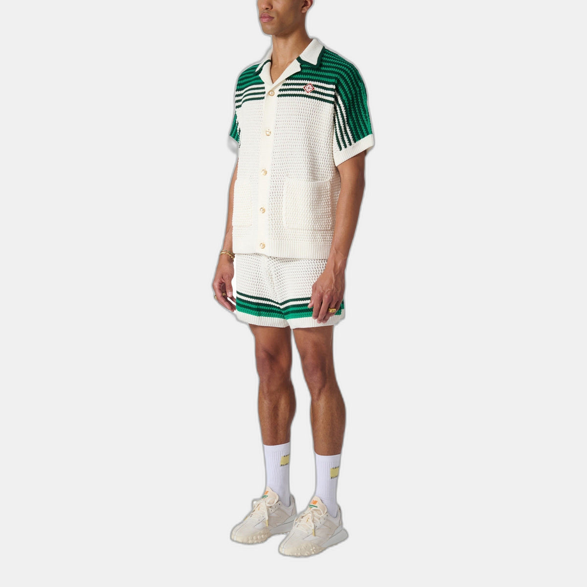 Tennis Crochet Shorts - casablanca
