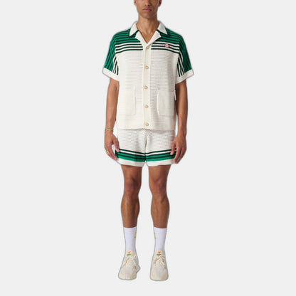 Tennis Crochet Shorts - casablanca