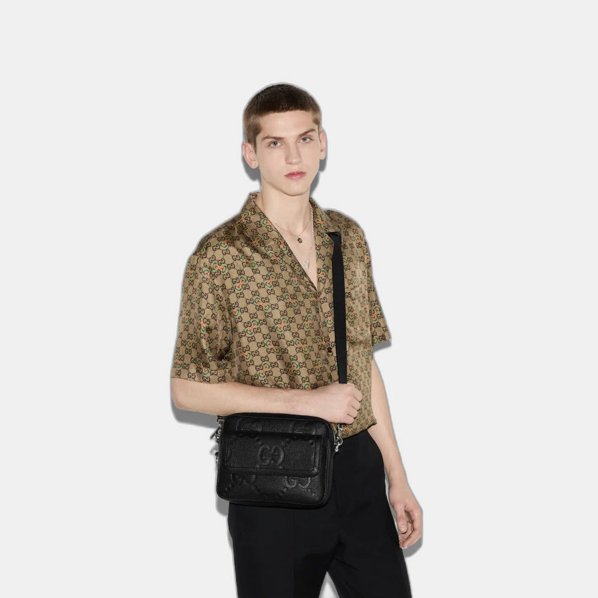 Sac à bandoulière GG jumbo petit format - #1