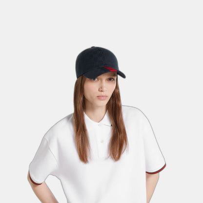 Casquette en coton GG avec bande Web