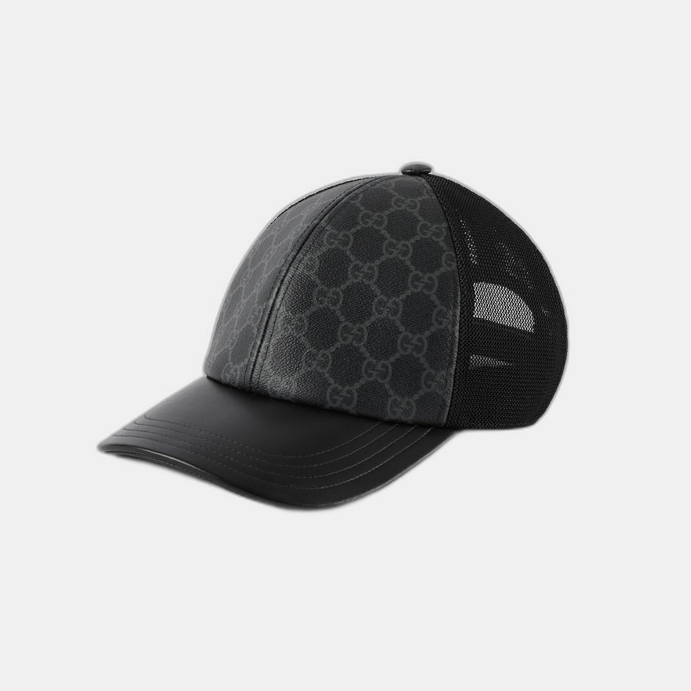 CASQUETTE EN TOILE GG MONOGRAM Noir