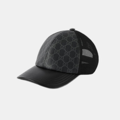 CASQUETTE EN TOILE GG MONOGRAM Noir