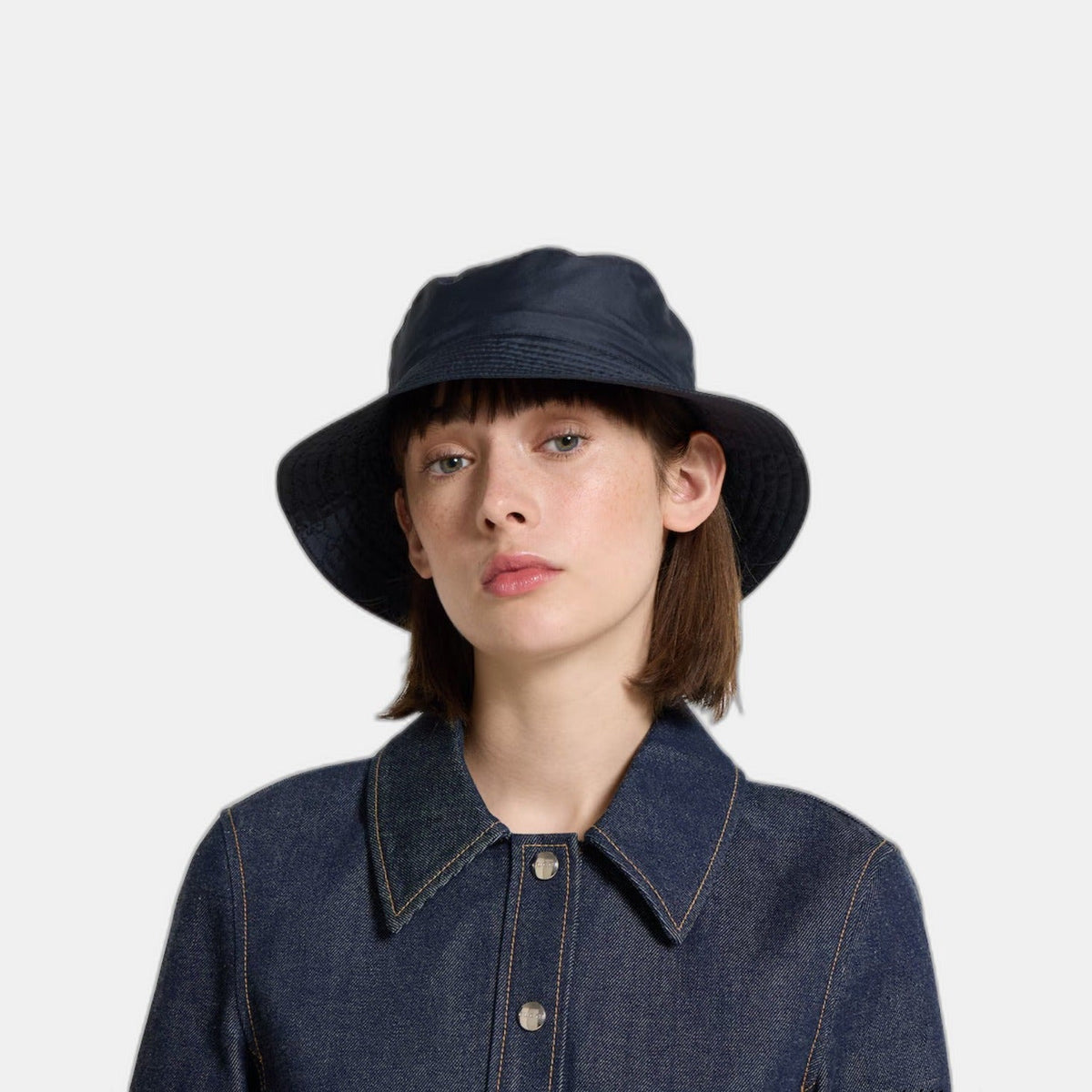 Chapeau bob réversible en nylon GG - Gucci casquette (3)