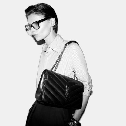 LOULOU MEDIUM EN CUIR MATELASSÉ - YSL (3)