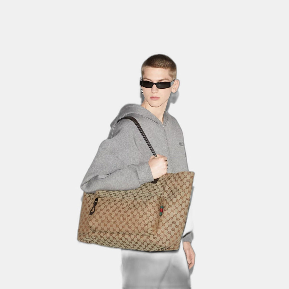 Cabas en toile GG maxi format