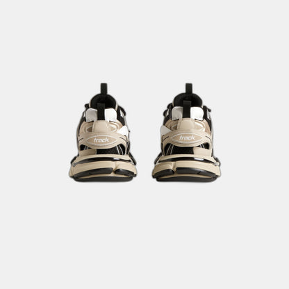 SNEAKER TRACK EN BEIGE/NOIR