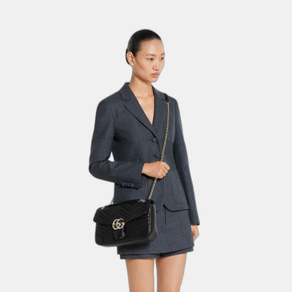 Sac à épaule grand format à motif GG Marmont - #2