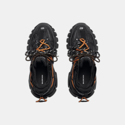 SNEAKER TRACK TRAIL LACES POUR HOMME EN NOIR/ORANGE